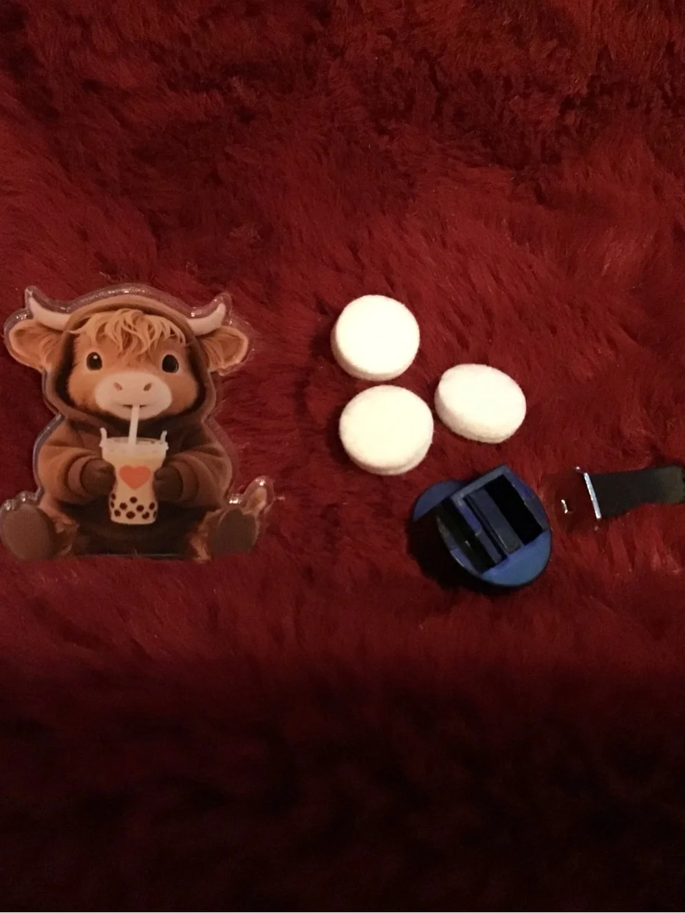 Cute highland cow car vent air freshener holder clip